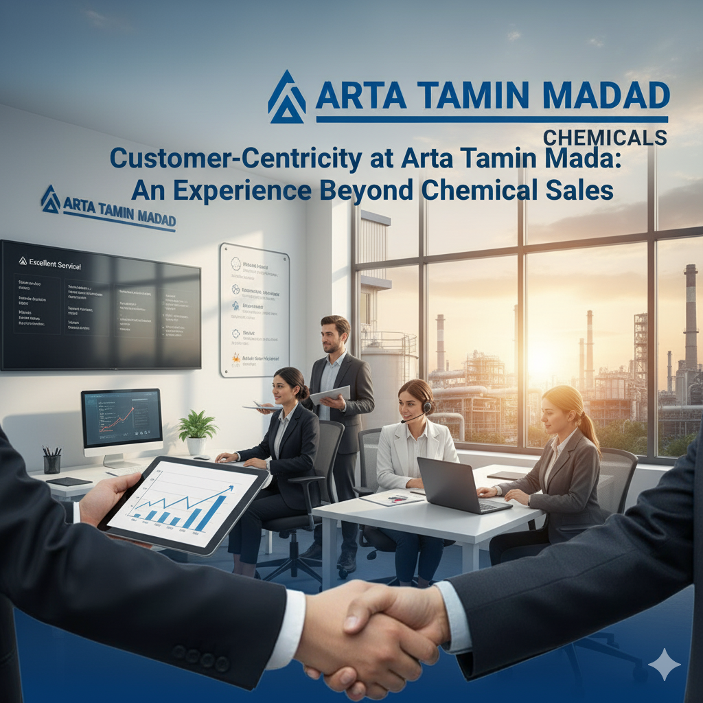 مشتری‌مداری در آرتا تأمین مواد